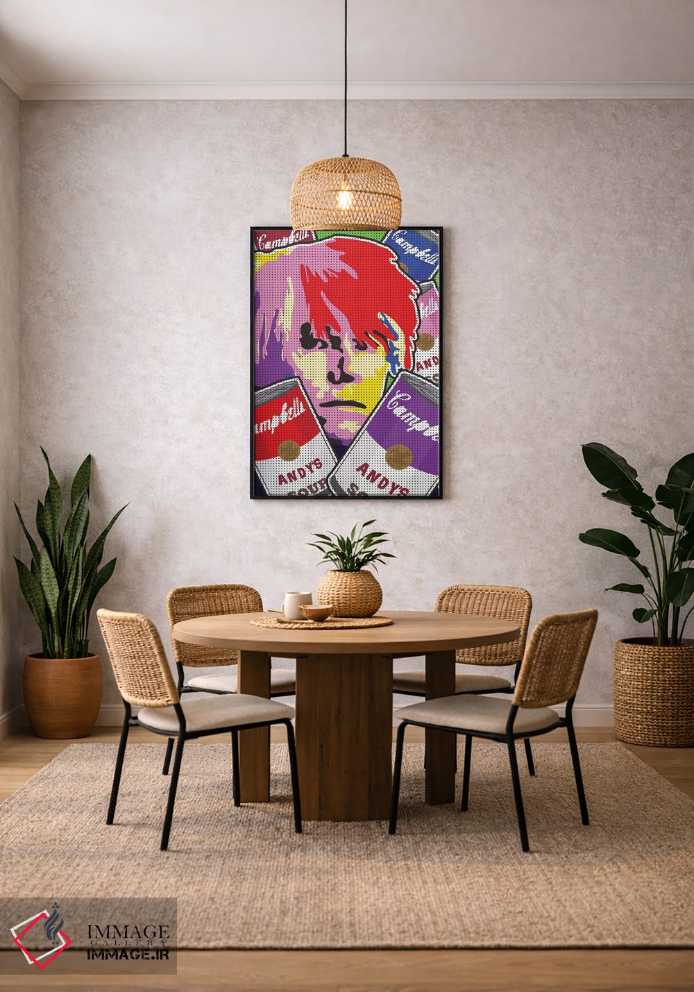 تابلو دکوراتیو "قوطی سوپ اندی" اثر کریستین میلئو - D5B