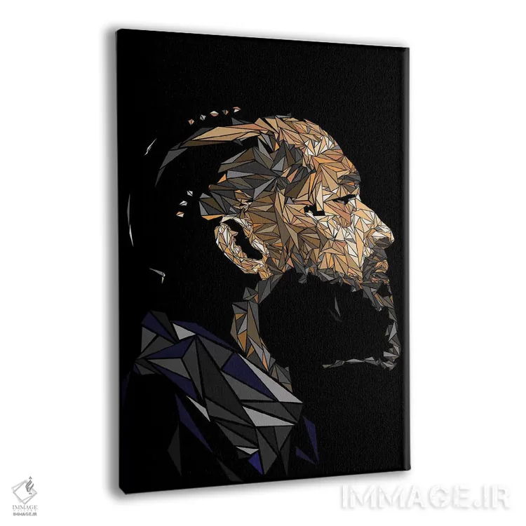 تابلو دکوراتیو "نیپسی هاسل" اثر کریستین میلئو - نمای پرسپکتیو محصول