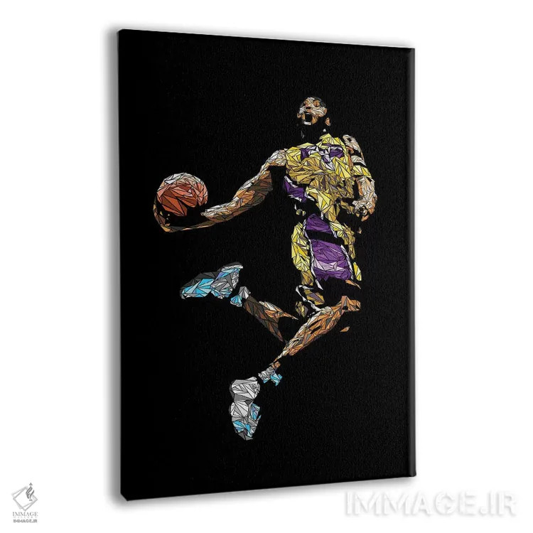 تابلو دکوراتیو کوبی اثر کریستین میلئو - نمای پرسپکتیو محصول