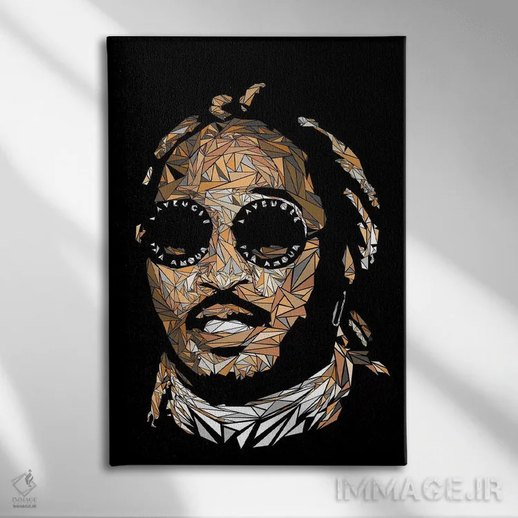 تابلو دکوراتیو آینده اثر کریستین میلئو - نمای روبهرو روی دیوار