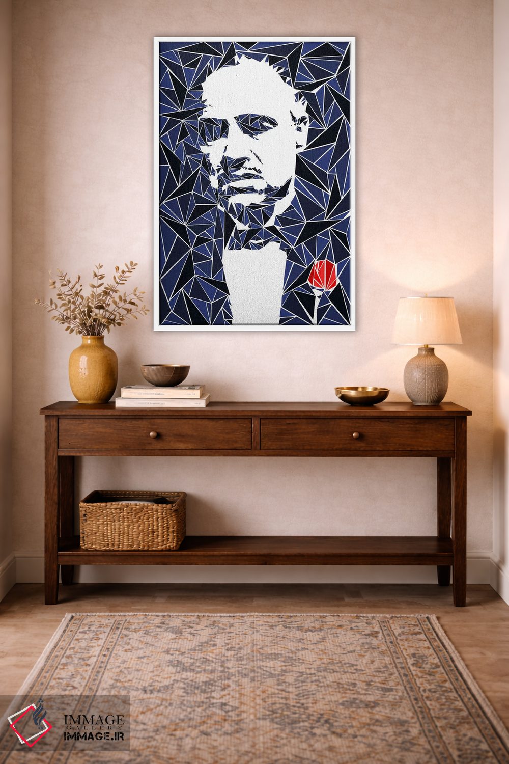 تابلو دکوراتیو "دان ویتو کورلئونه ۱" اثر کریستین میلئو - D3W