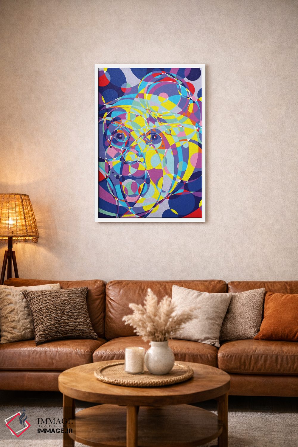 تابلو دکوراتیو "حلقه های متحد آلبرت" اثر کریستین میلئو - D2W