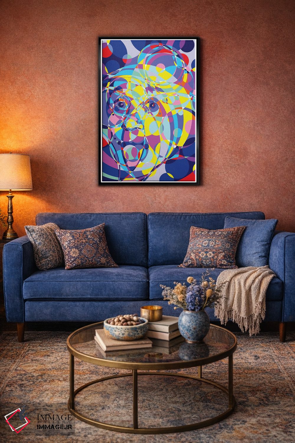 تابلو دکوراتیو "حلقه های متحد آلبرت" اثر کریستین میلئو - D4B