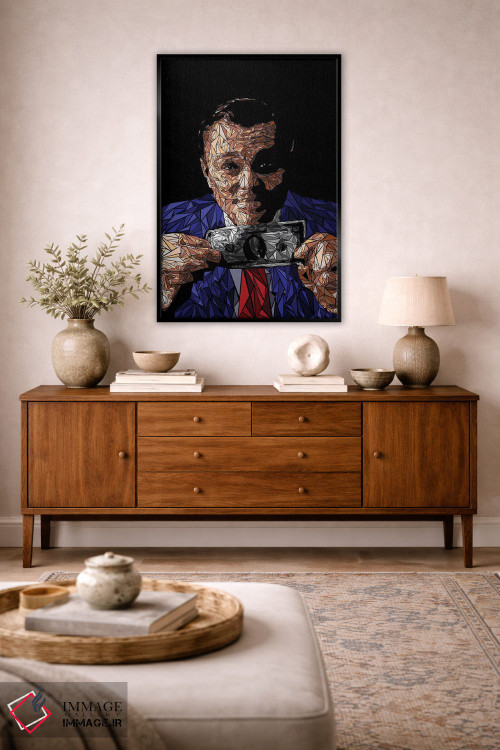 تابلو دکوراتیو گورو جعلی وال استریت اثر کریستین میلئو - D3B