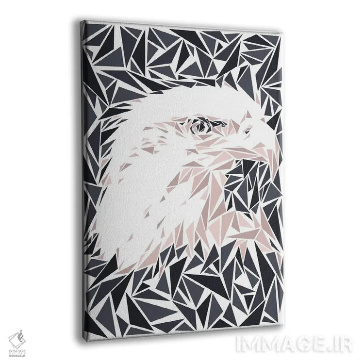 تابلو دکوراتیو عقاب اثر کریستین میلئو - نمای پرسپکتیو محصول