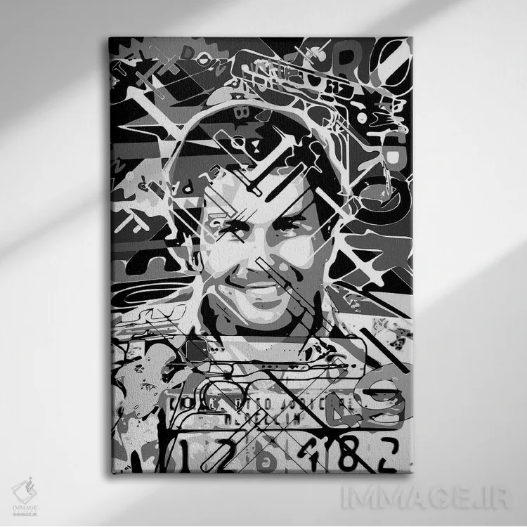 تابلو دکوراتیو دون پابلو اثر کریستین میلئو - نمای روبهرو روی دیوار