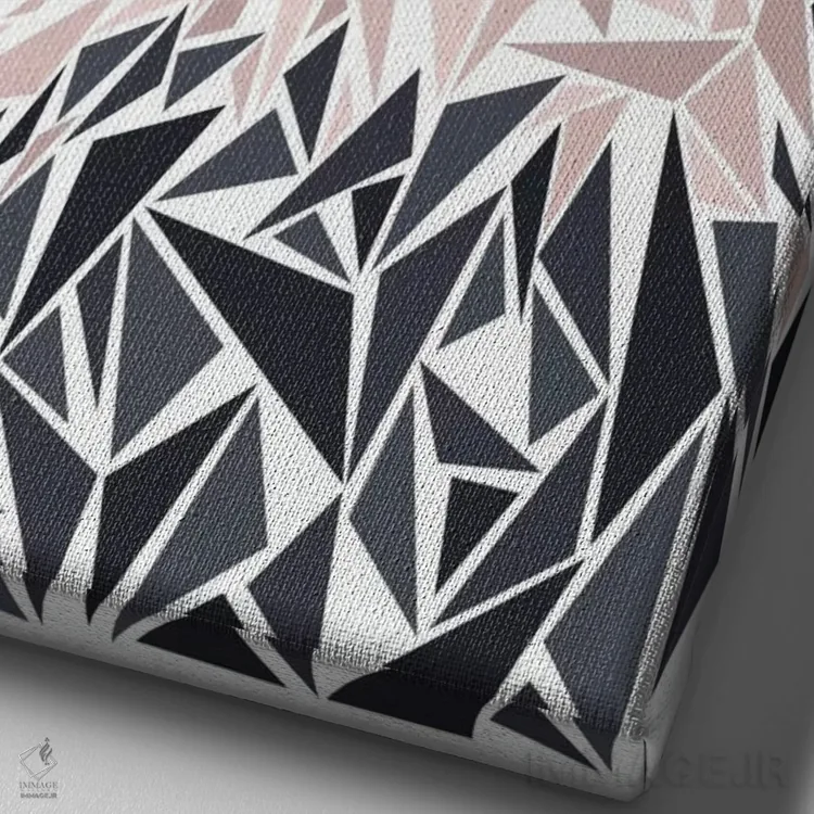 تابلو دکوراتیو عقاب اثر کریستین میلئو - نمای نزدیک بافت بوم