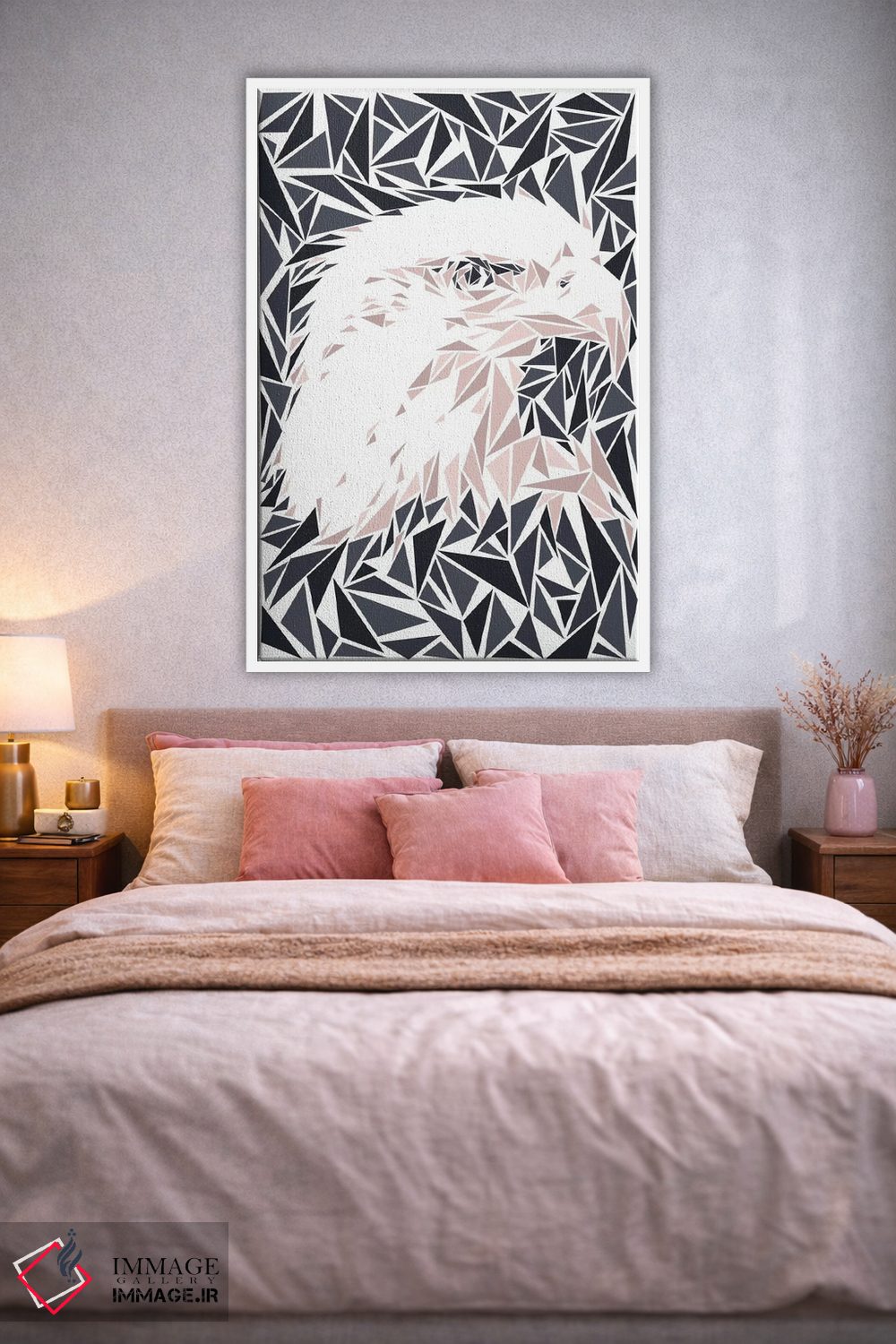 تابلو دکوراتیو عقاب اثر کریستین میلئو - D1W