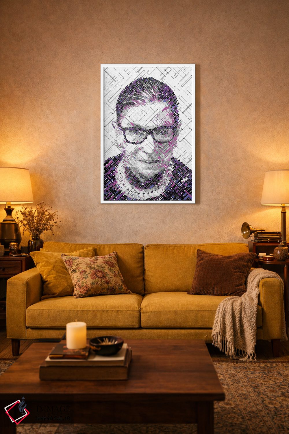 تابلو دکوراتیو آر.بی.جی اثر کریستین میلئو - D1W