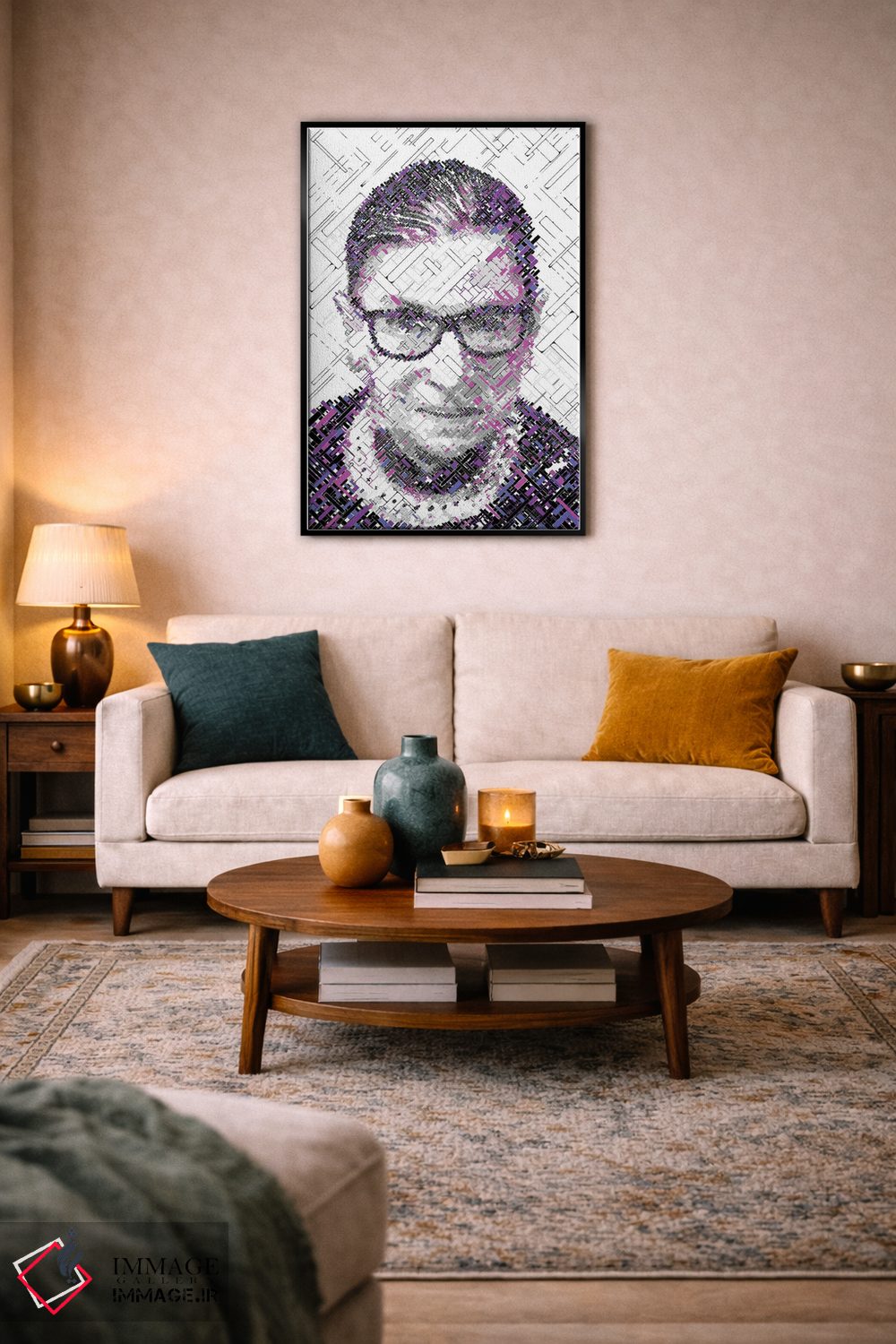 تابلو دکوراتیو آر.بی.جی اثر کریستین میلئو - D4B