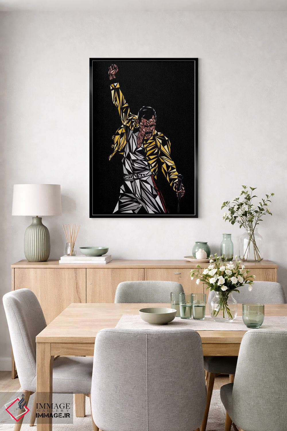 تابلو دکوراتیو فردی مرکوری اثر کریستین میلئو - D5B