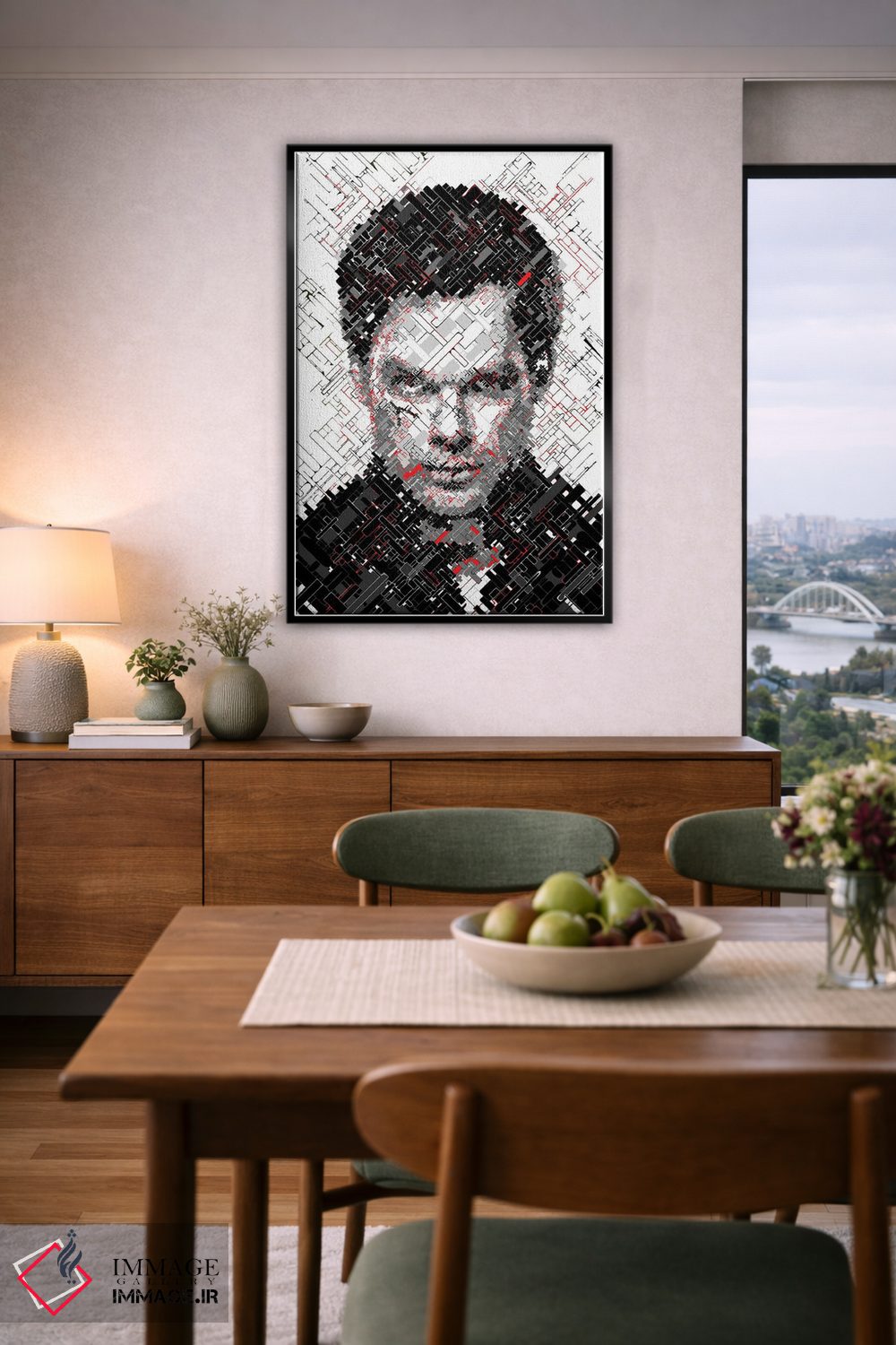 تابلو دکوراتیو دکستر اثر کریستین میلئو - D6B