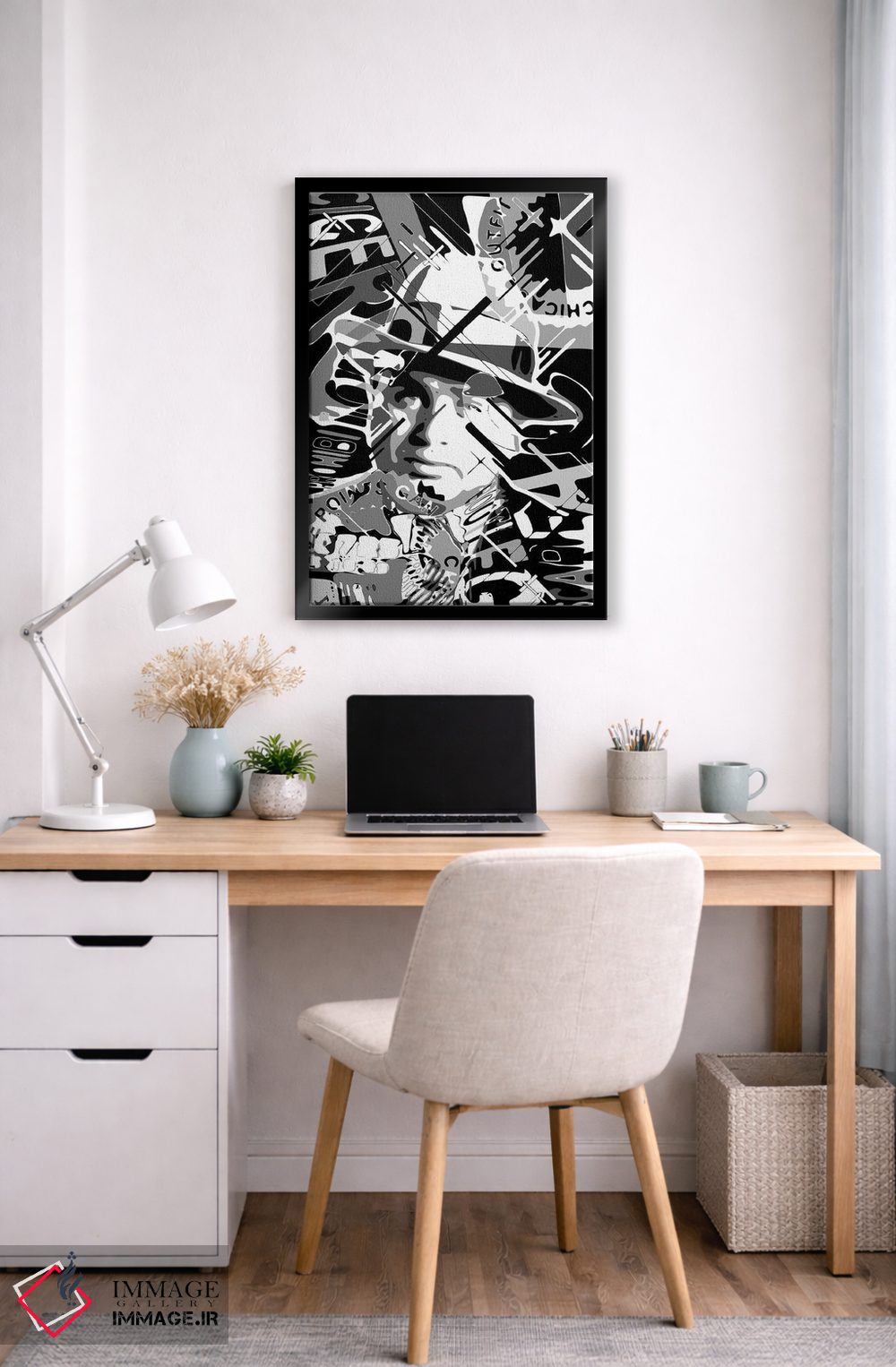 تابلو دکوراتیو آل کاپون اسکارفیس اثر کریستین میلئو - D5B