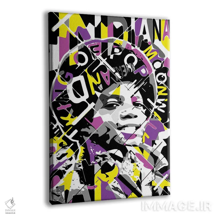 تابلو دکوراتیو مایکل کید اثر کریستین میلئو - نمای پرسپکتیو محصول