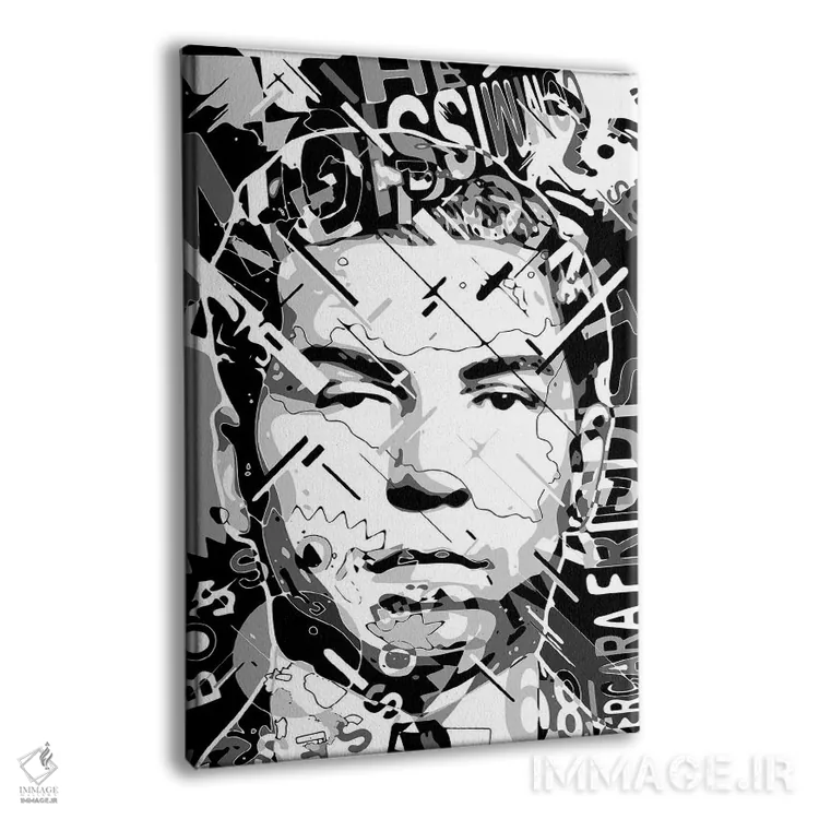 تابلو دکوراتیو چارلز لاکی لوسیانو اثر کریستین میلئو - نمای پرسپکتیو محصول