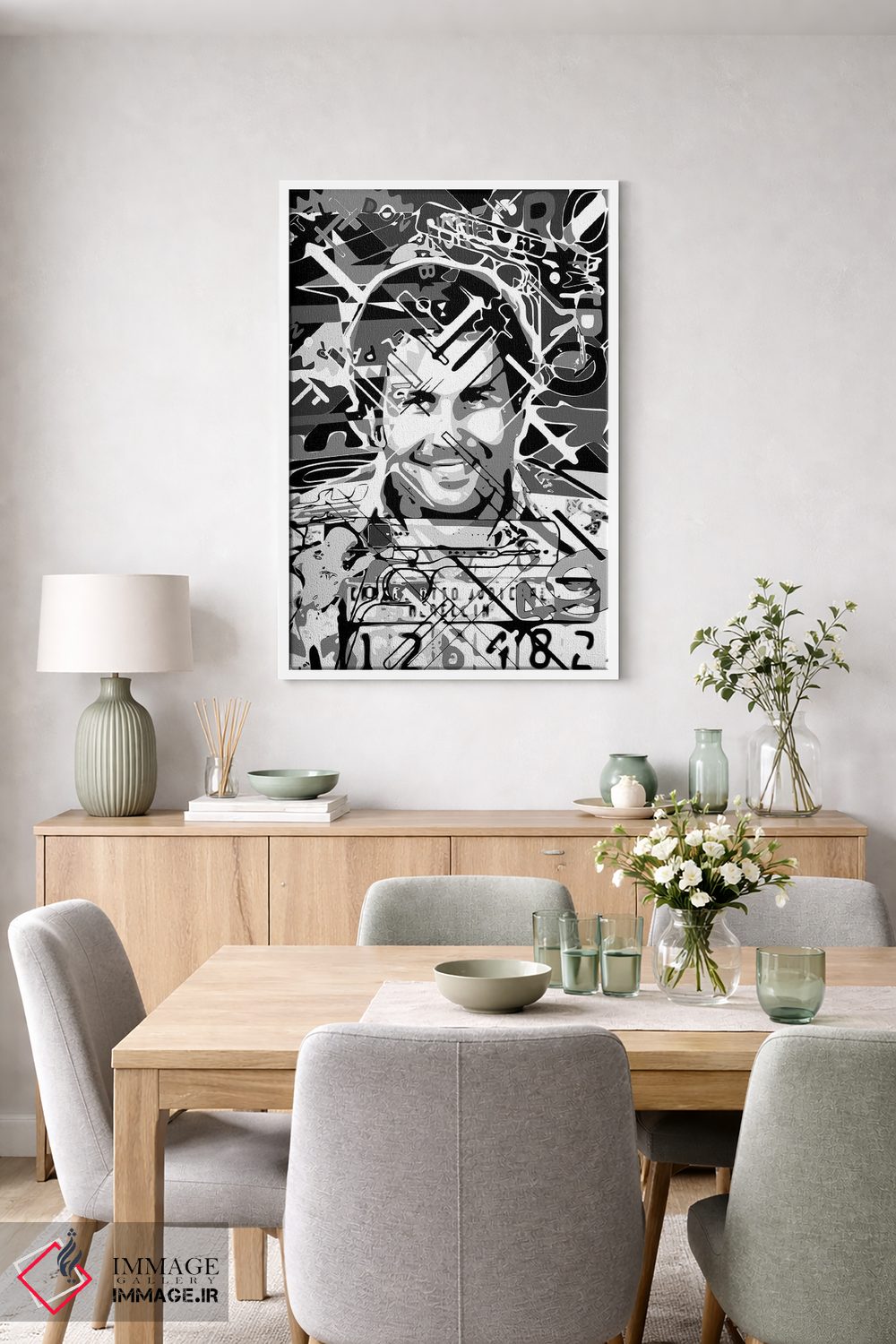 تابلو دکوراتیو دون پابلو اثر کریستین میلئو - D5W