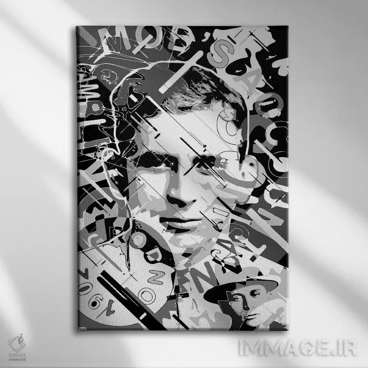 تابلو دکوراتیو مایر لانسکی اثر کریستین میلئو - نمای روبهرو روی دیوار