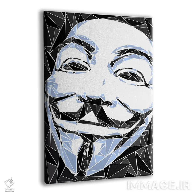 تابلو دکوراتیو گای فوکس ۱ اثر کریستین میلئو - نمای پرسپکتیو محصول