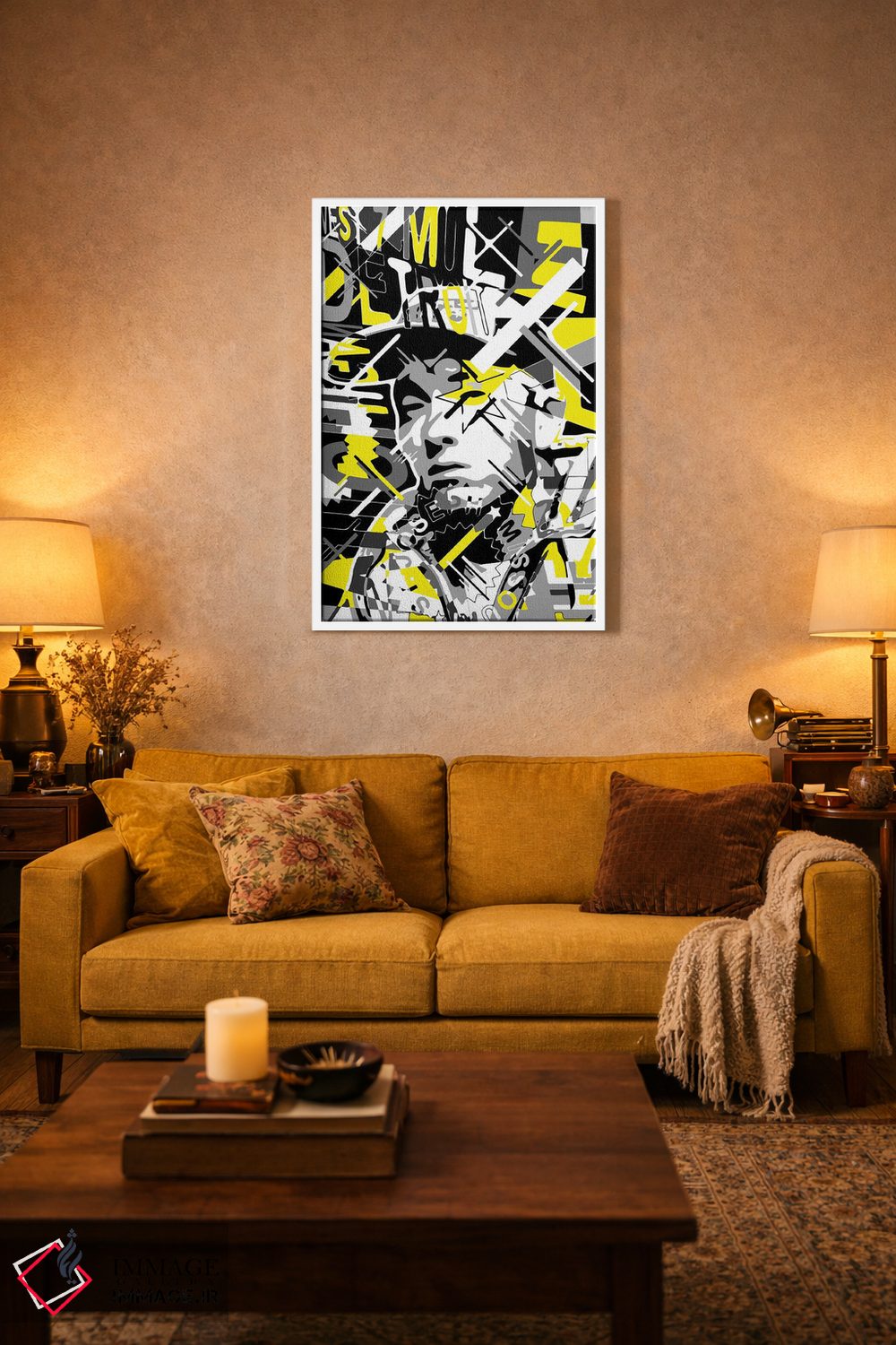 تابلو دکوراتیو امینم اثر کریستین میلئو - D1W