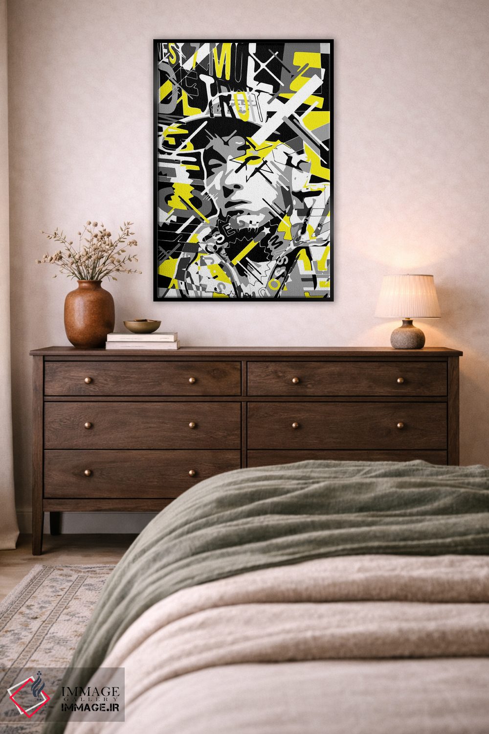 تابلو دکوراتیو امینم اثر کریستین میلئو - D4B