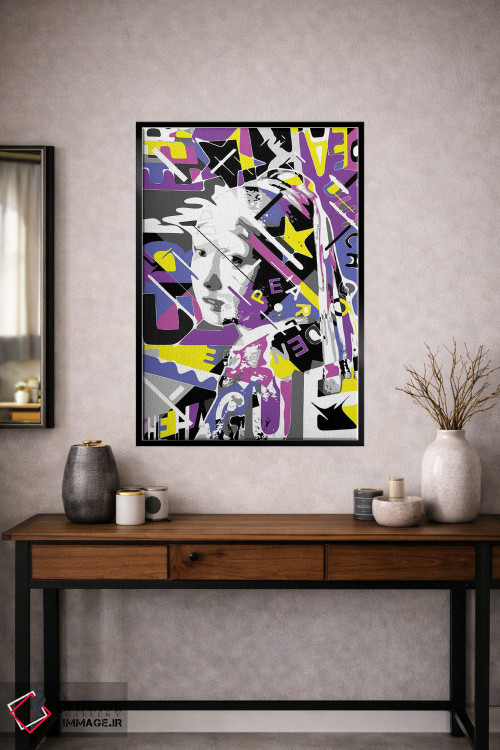 تابلو دکوراتیو گوشواره مروارید اثر کریستین میلئو - D1B