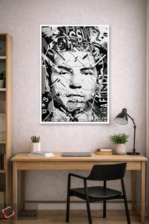 تابلو دکوراتیو چارلز لاکی لوسیانو اثر کریستین میلئو - D1W