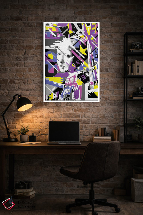 تابلو دکوراتیو گوشواره مروارید اثر کریستین میلئو - D4W