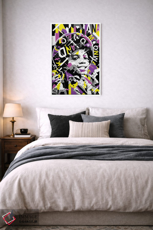 تابلو دکوراتیو مایکل کید اثر کریستین میلئو - D5W