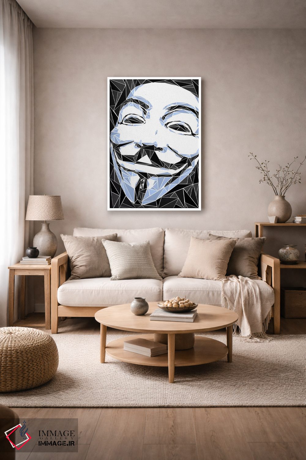 تابلو دکوراتیو گای فوکس ۱ اثر کریستین میلئو - D2W