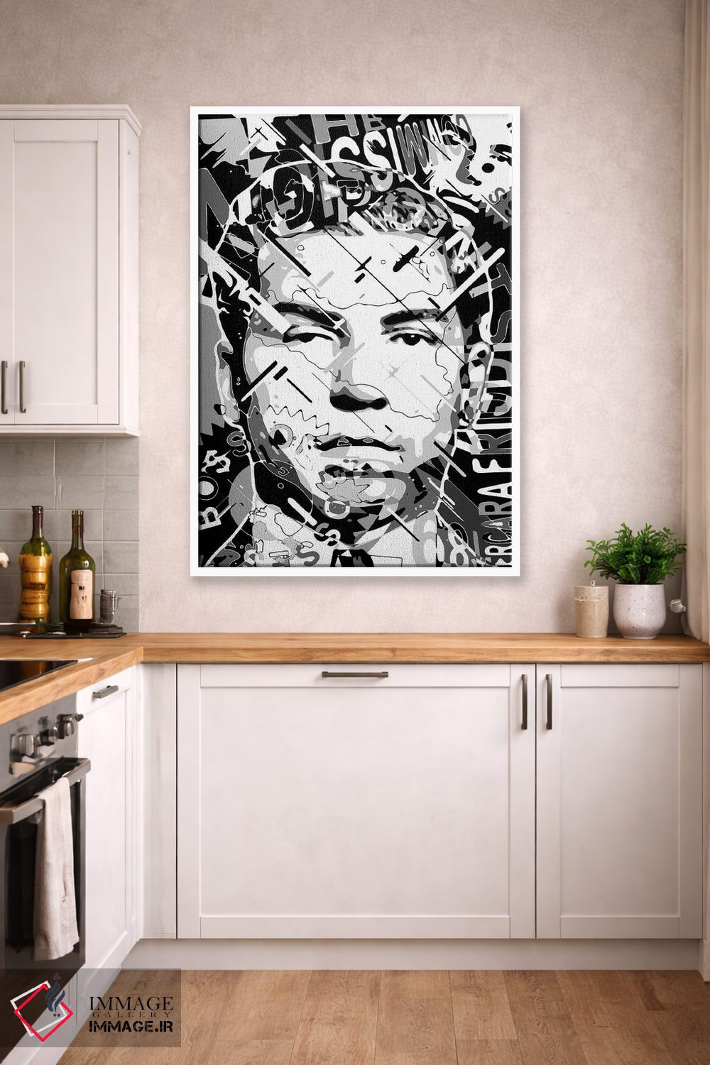 تابلو دکوراتیو چارلز لاکی لوسیانو اثر کریستین میلئو - D3W