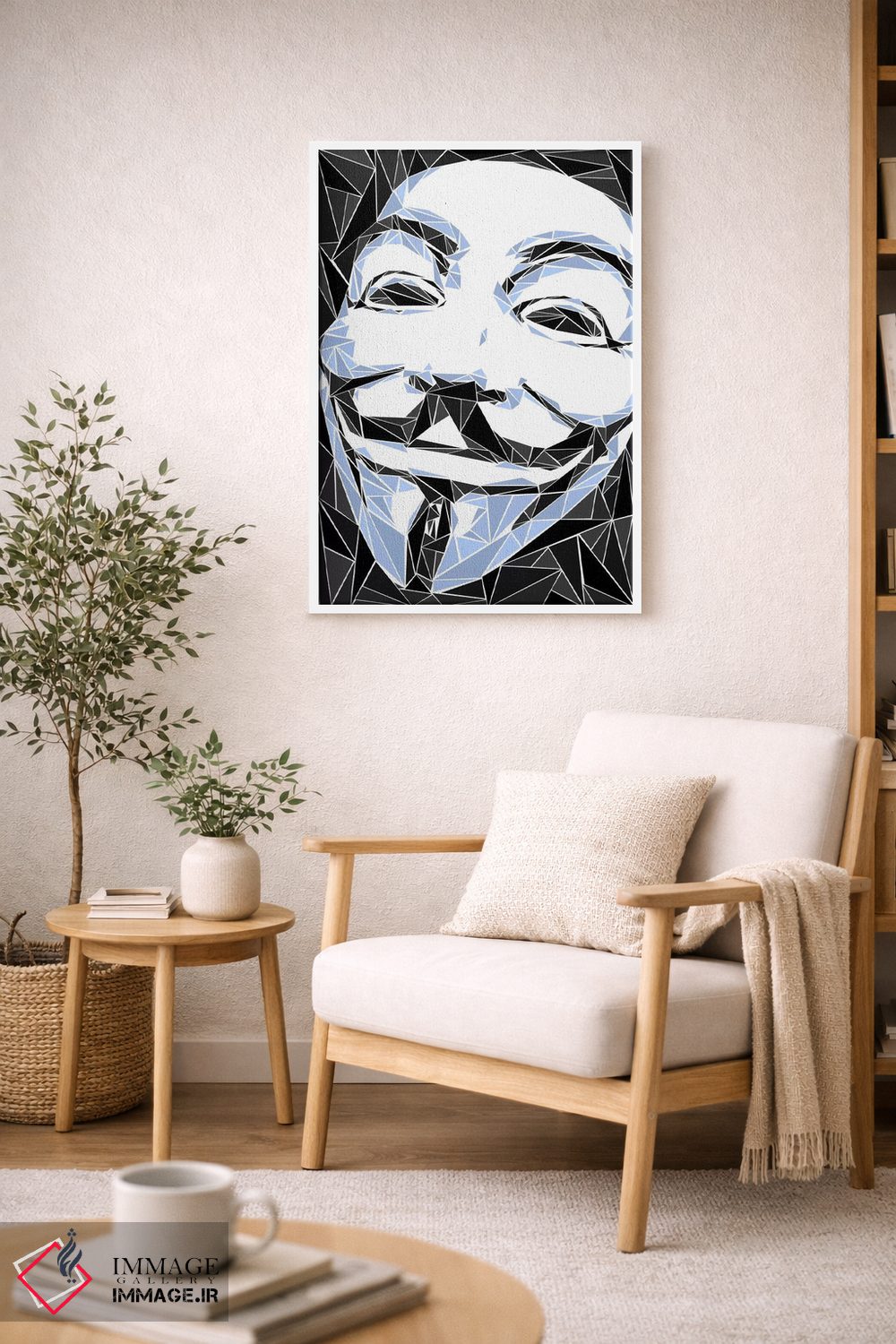 تابلو دکوراتیو گای فوکس ۱ اثر کریستین میلئو - D4W