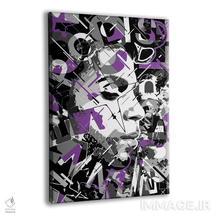 تابلو دکوراتیو پرینس اثر کریستین میلئو - نمای پرسپکتیو محصول