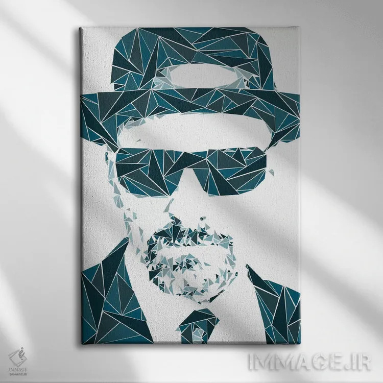 تابلو دکوراتیو هایزنبرگ ۱ اثر کریستین میلئو - نمای روبهرو روی دیوار