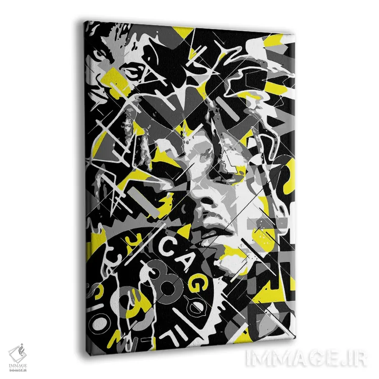 تابلو دکوراتیو جویس ورلد اثر کریستین میلئو - نمای پرسپکتیو محصول