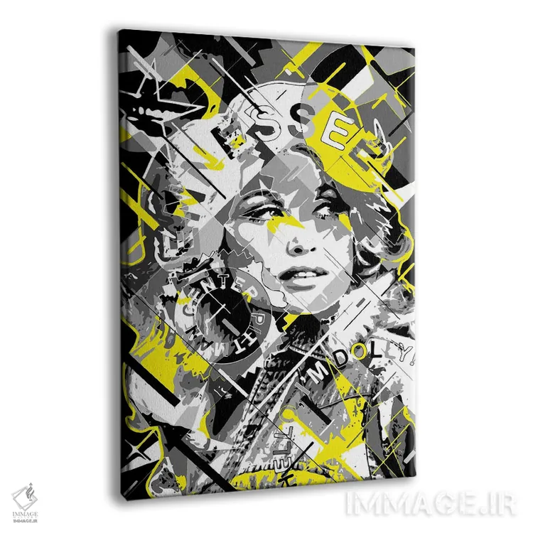 تابلو دکوراتیو دالی پارتون اثر کریستین میلئو - نمای پرسپکتیو محصول