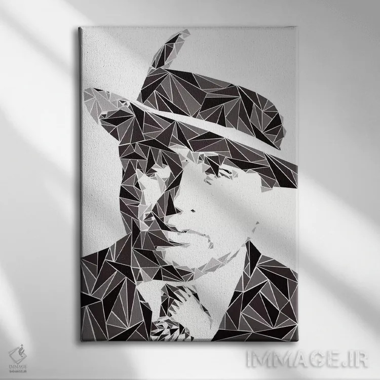 تابلو دکوراتیو آل کاپون ۱ اثر کریستین میلئو - نمای روبهرو روی دیوار