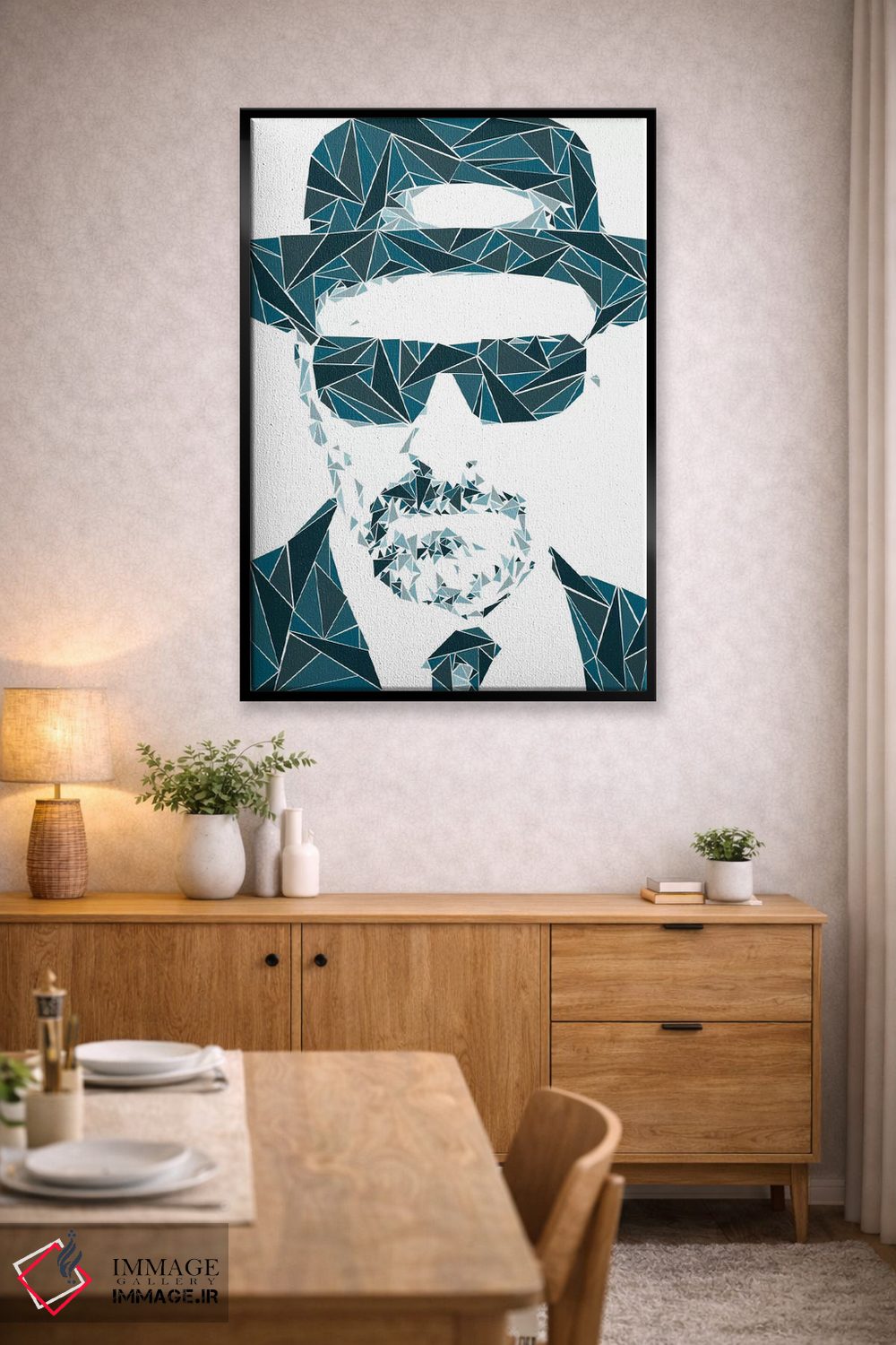 تابلو دکوراتیو هایزنبرگ ۱ اثر کریستین میلئو - D3B