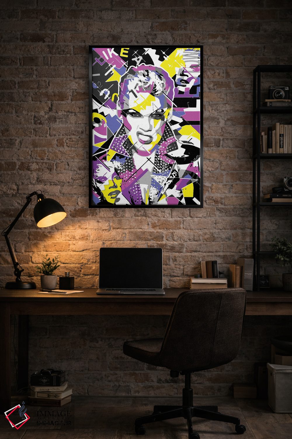 تابلو دکوراتیو پینک اثر کریستین میلئو - D5B