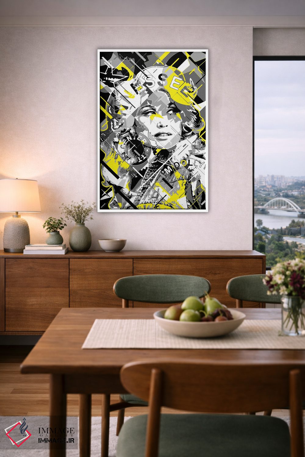 تابلو دکوراتیو دالی پارتون اثر کریستین میلئو - D6W