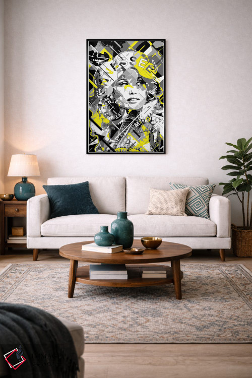 تابلو دکوراتیو دالی پارتون اثر کریستین میلئو - D5B