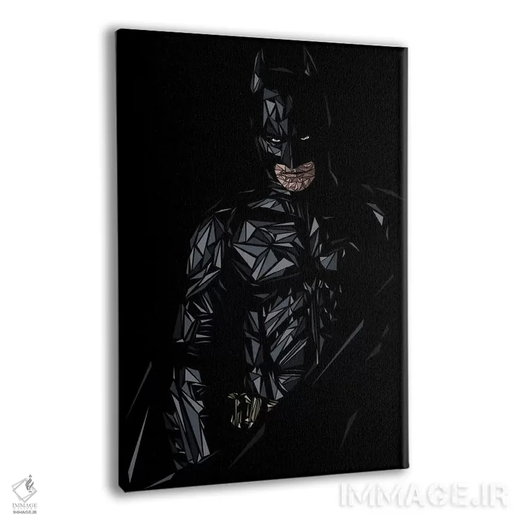 تابلو دکوراتیو بتمن ۴ اثر کریستین میلئو - نمای پرسپکتیو محصول