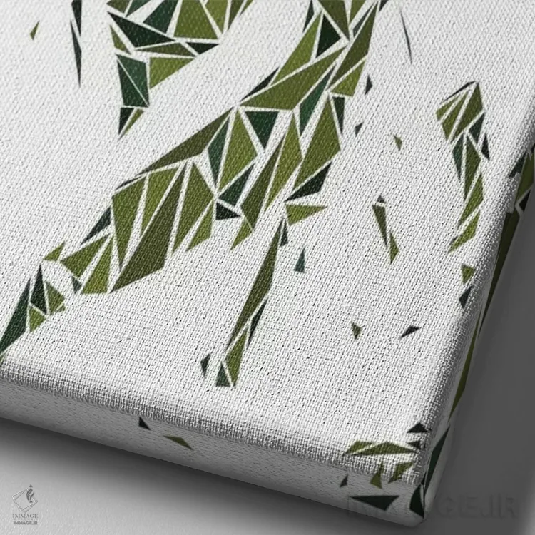 تابلو دکوراتیو پابلو اسکوبار اثر کریستین میلئو - نمای نزدیک بافت بوم