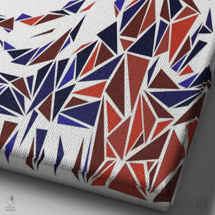 تابلو دکوراتیو راکی بالبوا اثر کریستین میلئو - نمای نزدیک بافت بوم