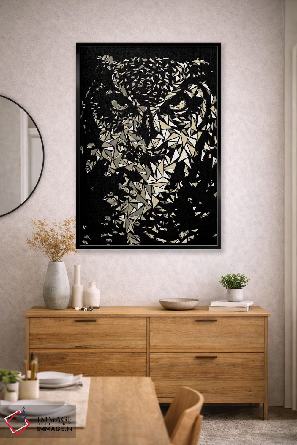 تابلو دکوراتیو جغد اثر کریستین میلئو - D2B