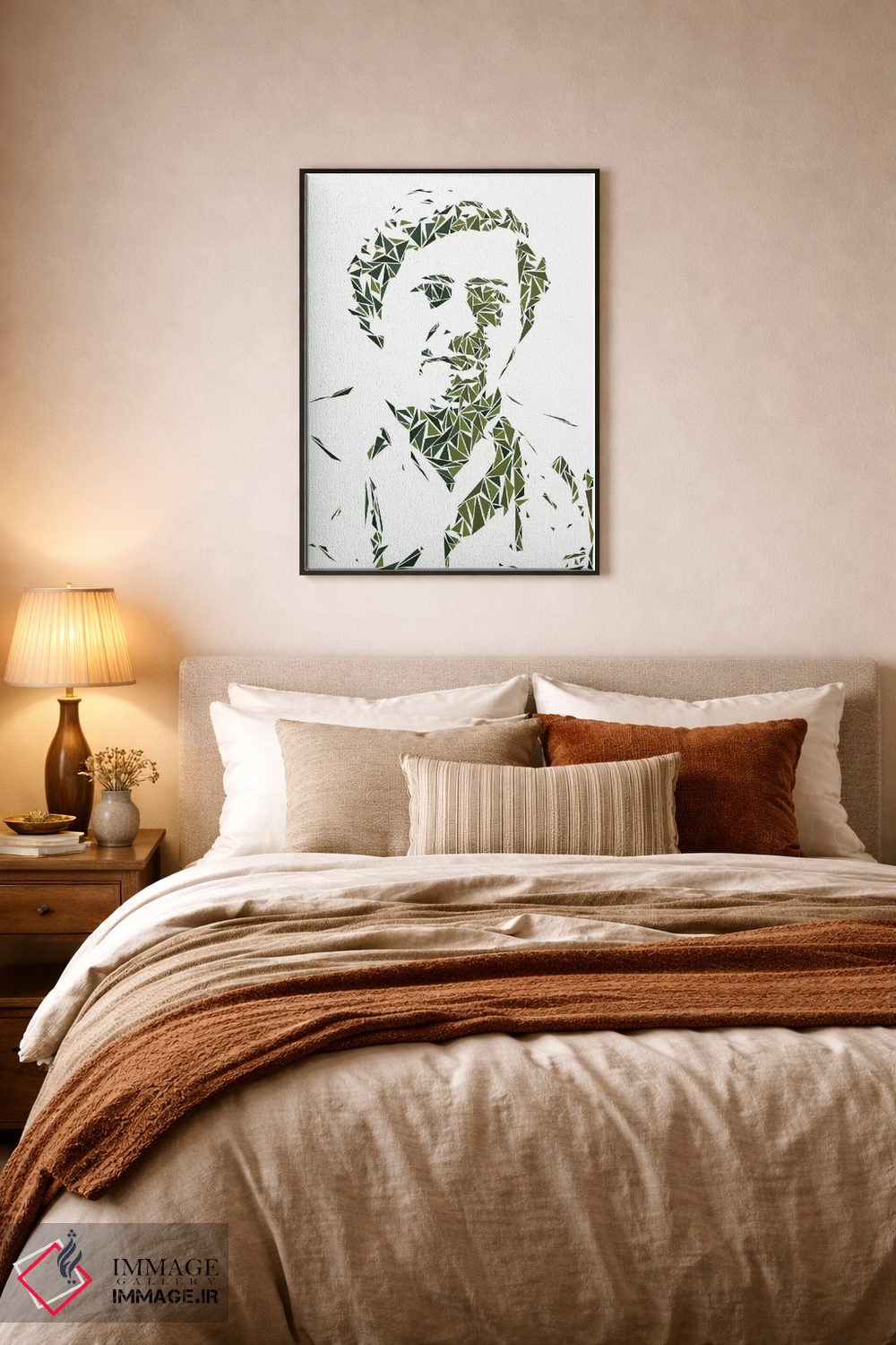 تابلو دکوراتیو پابلو اسکوبار اثر کریستین میلئو - D5B