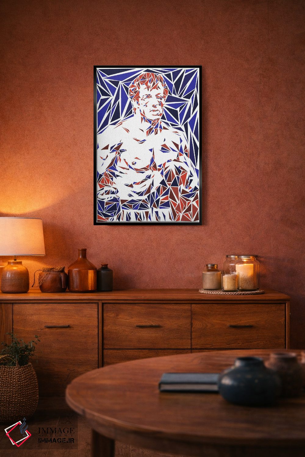 تابلو دکوراتیو راکی بالبوا اثر کریستین میلئو - D4B