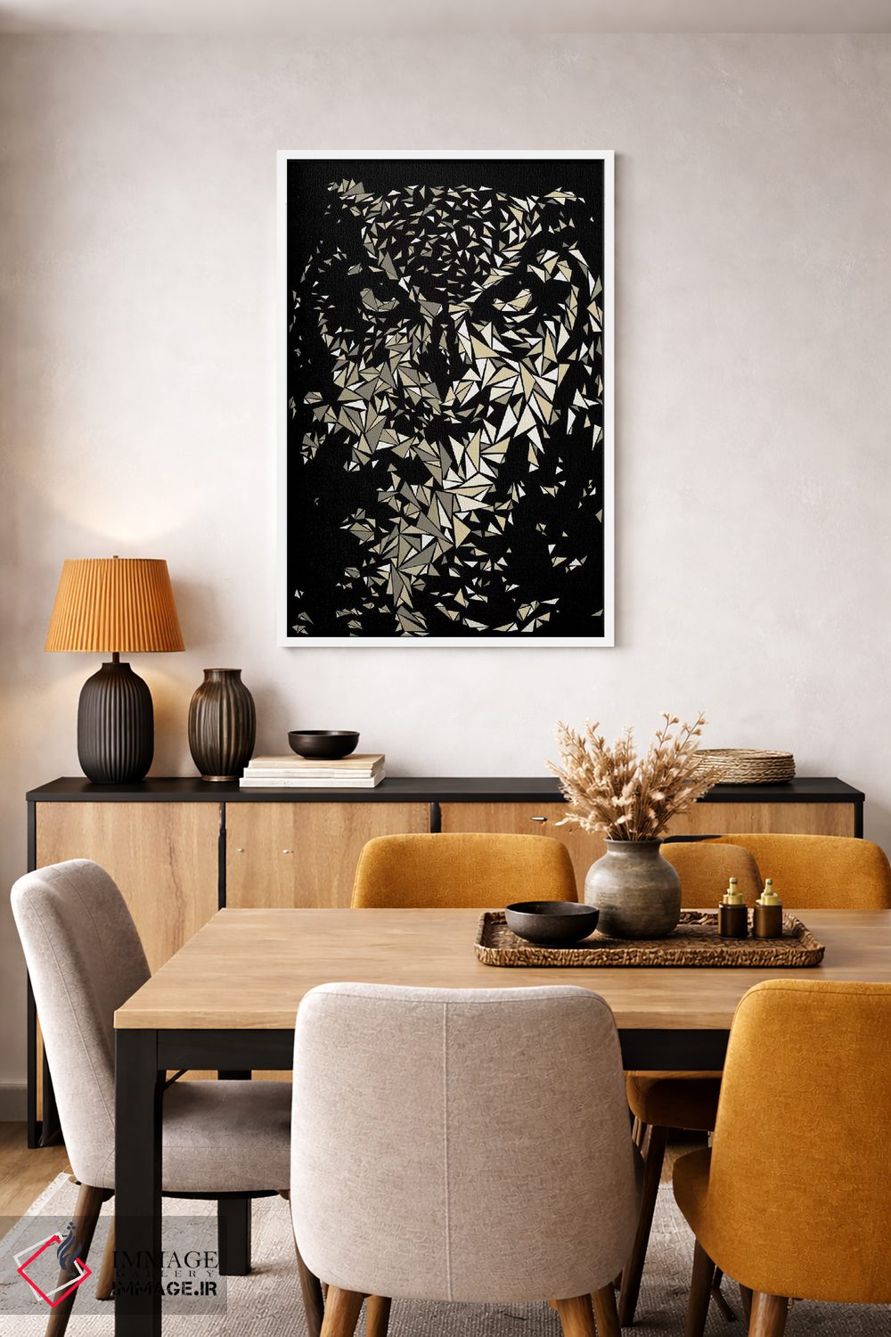 تابلو دکوراتیو جغد اثر کریستین میلئو - D5W