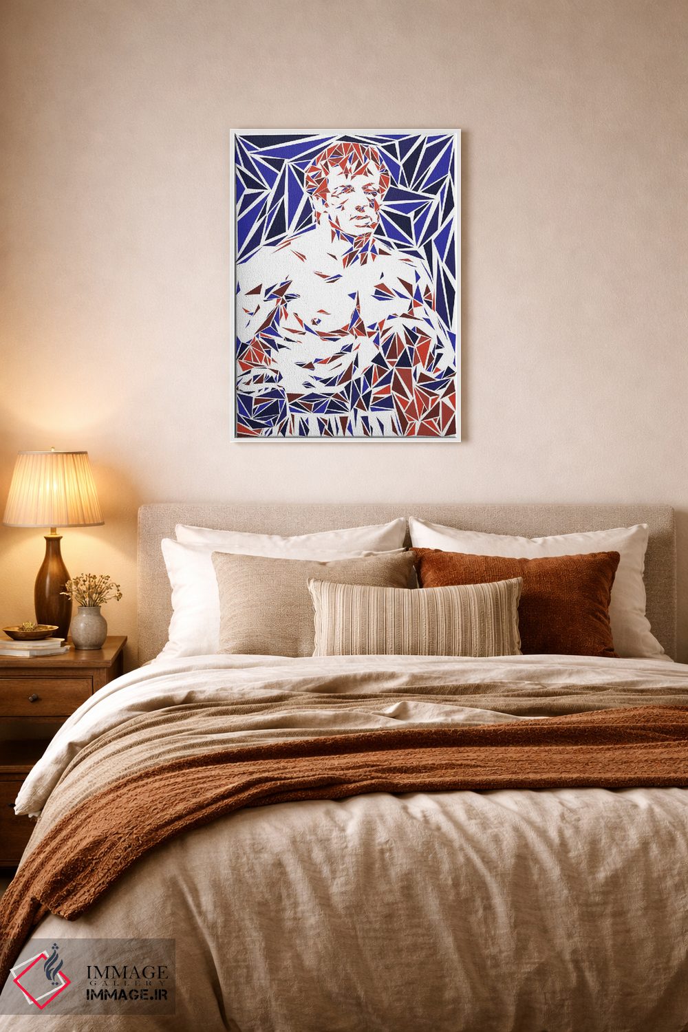 تابلو دکوراتیو راکی بالبوا اثر کریستین میلئو - D5W