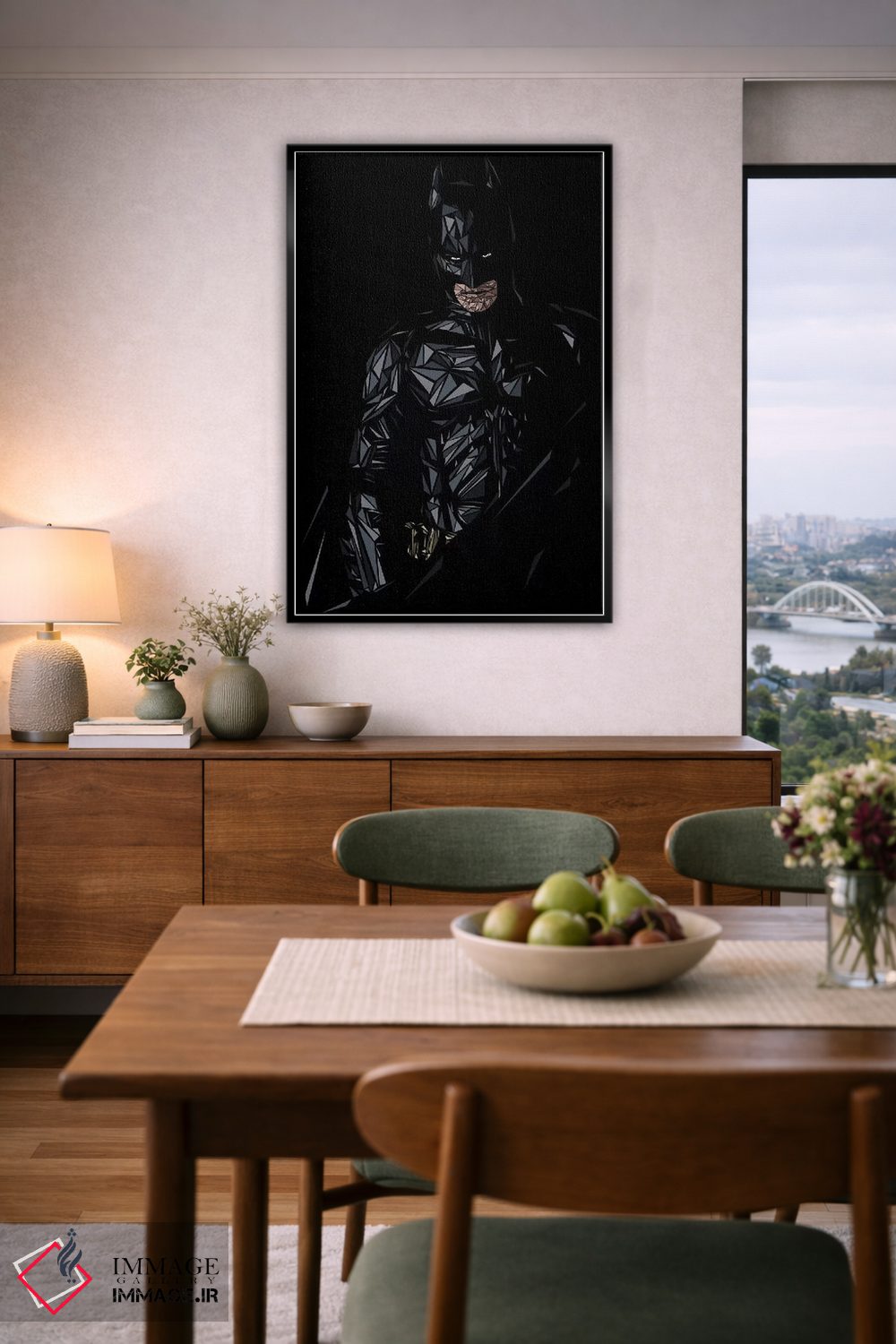 تابلو دکوراتیو بتمن ۴ اثر کریستین میلئو - D6B