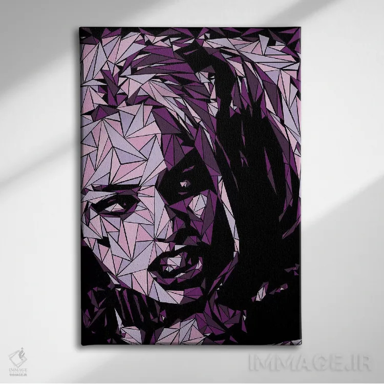 تابلو دکوراتیو هارلی کویین اثر کریستین میلئو - نمای روبهرو روی دیوار